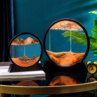 Hourglass Suction 3d Art Creative Round 3d Glass Sand Painting