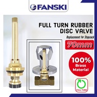 Full Turn Rubber Disc Valve Replacement Valve for Stopcock Tap Valve Replacement Faucet Stopcock Val