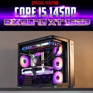 Special Custom / คอมประกอบ CPU i5 14500 / ASROCK AMD RADEON RX 9070 XT STEEL LEGEND 16GB GDDR6