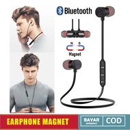 Handsfree/Handset Bluetooth Kabel ORIGINAL Tipe Magnet Earphone Handsfree Headset Bluetooth (BISA CO