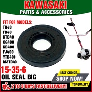 TD40 Oil Seal BIG 15-35-6 for Kawasaki 2 stroke TD40 FD40 Grass Cutter Spare Parts