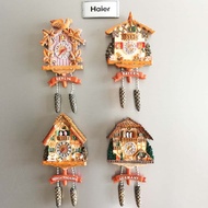 German Cuckoo Clock Refrigerator Magnets 3D Resin Handmade Refrigerator Magnets Creative Souvenirs Home Decoration