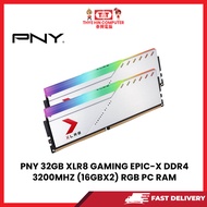 PNY 32GB XLR8 GAMING EPIC-X DDR4 3200MHZ (16GBx2) RGB PC RAM