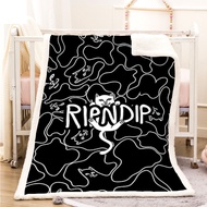 ripndip throw blanket double-sided warm flannel cashmere customize all sizes