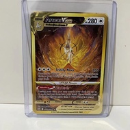 2023 Tự Làm Pokemon thẻ kim loại Tiếng Anh Arceus Lugia Giratina Dialga Palkia Vstar Sắt Charizard V