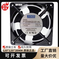 Brand New F12038X22-S1-HL 220V 12038 Industrial Exhaust Fan Motor Electric Box AC Cooling Fan