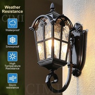 Retro European Solar Wall Light Outdoor Waterproof Suitable For Courtyard Garden /outdoor Garage/ Pa