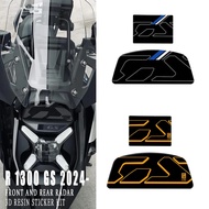 For R 1300 GS GS 1300 2024 R1300GS 3D Sticker Front and Rear Radar Sticker Protection Kit