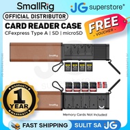 SmallRig Card Reader Storage Case CFexpress Type-A/B + SD & TF to USB 3.2 Type-C Memory Card Reader