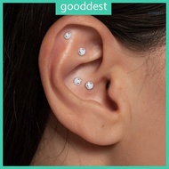 GOO 100Pcs Disposable Ear Sticker Acupunctures Beads Auricular Ear Sticker Massager