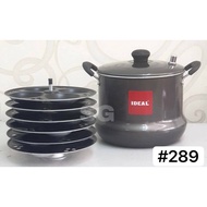 Ideal 6 Plate Non Stick Idly Pot