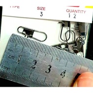 Interlock snap its, fishing snap, fishing pin, interlock snap