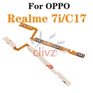 Power on/off Flex For OPPO Realme 7I / Realme C17 Side Key Volume Up Down Flex Cable