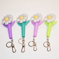 6 styles Kpop Idol BIGBANG G-DRAGON Mini Light Keyring Little Daisy Lightstick Keychains