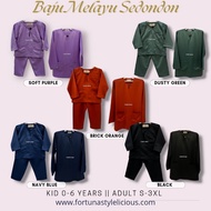 Baju Melayu Sedondon Teluk Belanga Baju Melayu Johor Baju Melayu Baby