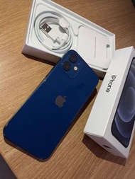 【256G】94%電 iphone 12 mini 藍色blue 有盒