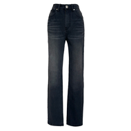 MOTTOM - RAYNE High Waisted Straight Leg Cropped Jeans
