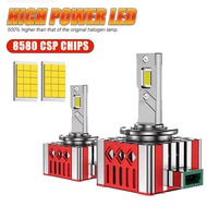 1Pair 8580 CSP CHIPS Car LED Headlight Bulb HID D1S D3S D1R D3R D5S D8S Canbus No Error Auto Fog Lig