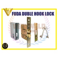 VERYWELD FUDA 402 Grill Door Double Hook Lock Pintu Besi