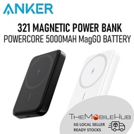 ANKER 321 PowerCore 5000mAh MagGo Magnetic Wireless Charging Power Bank Battery iPhone 15 14 13 12