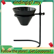 【】Adjustable Height Ceramic Coffee Filter Cup Hand Brew Set Portable Household Coffee Brewing Kit Dr