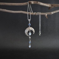 月亮項鍊 雙角月牙項鍊 女巫飾品