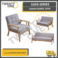 SARAH FABRIC GREY SOFA 1SEATER/2SEATER/3SEATER/COFFEE TABLE/SIDE TABLE AVAILABLE
