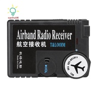 118-136MHz Airband Radio Receiver High Sensitivity Air-to-Ground Aeronautical Band Receptor Digital 