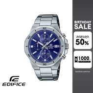 CASIO นาฬิกาข้อมือผู้ชาย EDIFICE รุ่น EFV-640D-2AVUDF วัสดุสเตนเลสสตีล สีน้ำเงิน