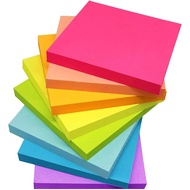 8 Pads Sticky Notes 3x3 Self-Stick Notes 8 Bright Multi Colors Purple Sticky Notes, 85 Sheet/Pad