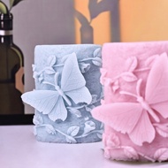 3D Butterfly Vine Pillar  Silicone Mold 3D Aromatherapy Rose Flower Pillar Mousse Cake Decoration Mo