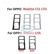 SIM Card Tray Slot Holder Reader Adpater For OPPO Realme C51 C53 C55