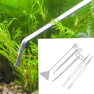 【In stock】 ▲SERDA Aquarium Tools Kits Stainless Steel Aquarium Terrarium Set  Aquarium Plant Tool Kit for Aquarium Fish