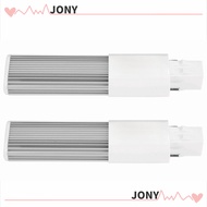 JONYPH 2 Pack LED Bulb, G23/GX23 2-Pin LED Tube Light, Energy Saving 4W CRI 80+ AC 85-265V LED Tube 