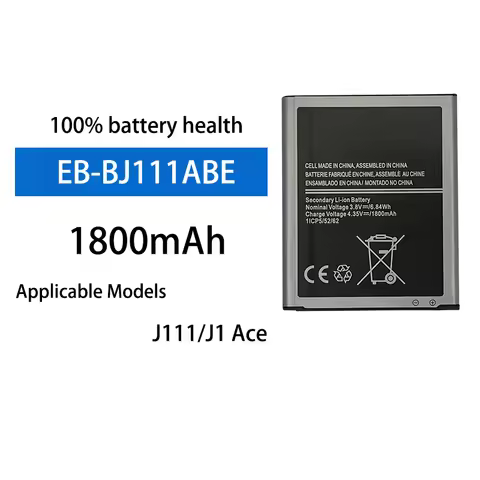 EB-BJ111ABE Lithium Ion Battery 3.7V 1800mAh For Samsung J1 Ace J111 External Battery