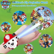 KamEm Paw Patrol Watch Cartoon 3D Projection Watch Chase Rubble Marshall Skye Anime Digital Wristban