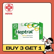 【Hovix】3in1Heptral 500mg 20s S-adenosylmethionine (SAMe) heptral 500mg tablets Liver detoxificationE