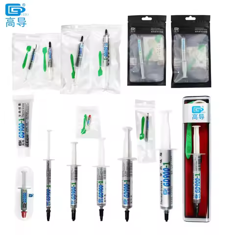 Net Weight 1/3/7/15/30 Grams Gray GD900-1 Thermal Conductive Grease Paste Plaster Heat Sink Compound