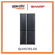 Sharp SJ-VX57ES-DS 567L Multi Door Refrigerator