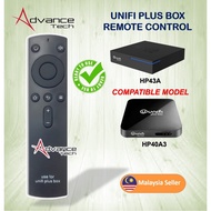 Unifi TM HyppTV Box Remote Control / Unifi Plus Box Compatible Remote Control Black HP43A or HP40A3