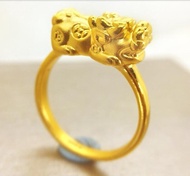 Pure 999 Gold PIxiu Wealth Ring on sale now/limited stock only
