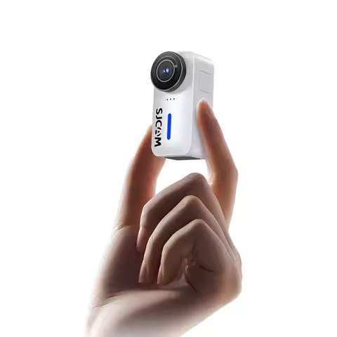 C110 SJCAM PK C110+SJCAM Thumb Pocket Camera 4K ,135°Wide Angle f/2.0 Lens EIS Stabilization 1500MP 