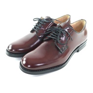 成色極佳 ★ CHURCH'S Shannon 拋光小牛皮繫帶皮鞋，酒紅色，35碼，義大利製造，帶鞋盒和防塵袋