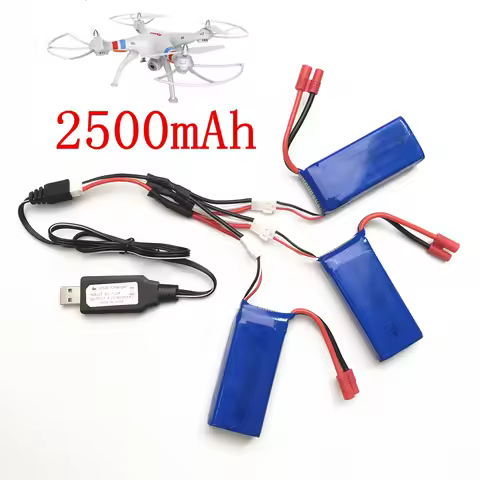 Syma X8C parts charger battery X8C X8W X8G X8HC X8HW X8HG 7.4V 2500mah RC Quadcopter spare parts Cha