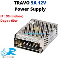 ✅ Termurah Power Supply / Adaptor / Travo Trafo 5A / 12v / 60w