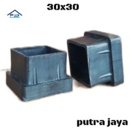 kaki kursi hollow plastik 3x3 cm (1pcs) 