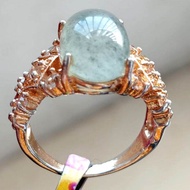 Cincin batu idocrase lumut ice jade Aceh super cantik