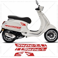 For Vespa GTS 250 GTS 300 GTV 250 GTV 300 GTS250 GTS300 GTV300 GTV300 Scooter Sticker Set Side Body 