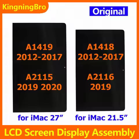 Original LCD Screen Display For iMac 21.5" 27" A2115 A2116 A1418 A1419 LCD Screen Assembly 2012-2020