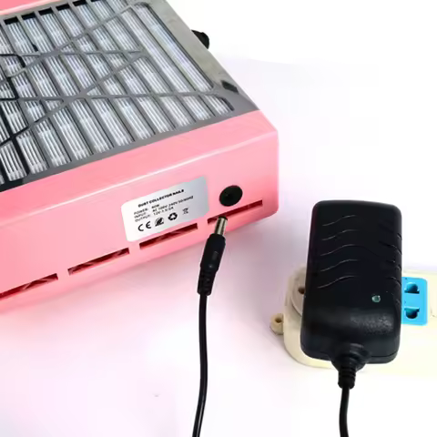 12V/2ADC Nail Art Vacuum Cleaner Power Adapter Replace Plug EU US Charger Power 1.2M Desktop Vacuum 